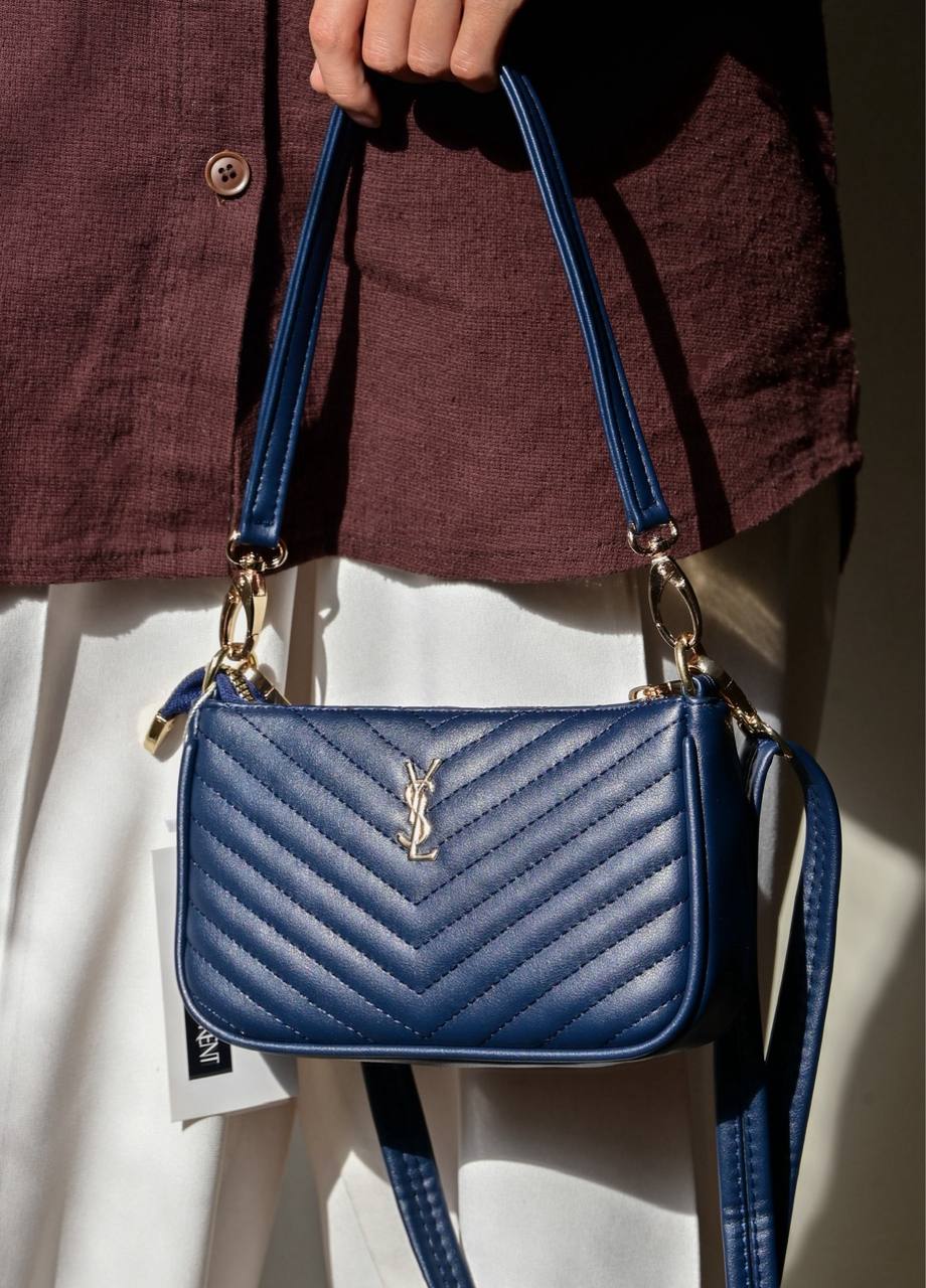 کیف دخترانه YSL مدل گلدوزی هفتی